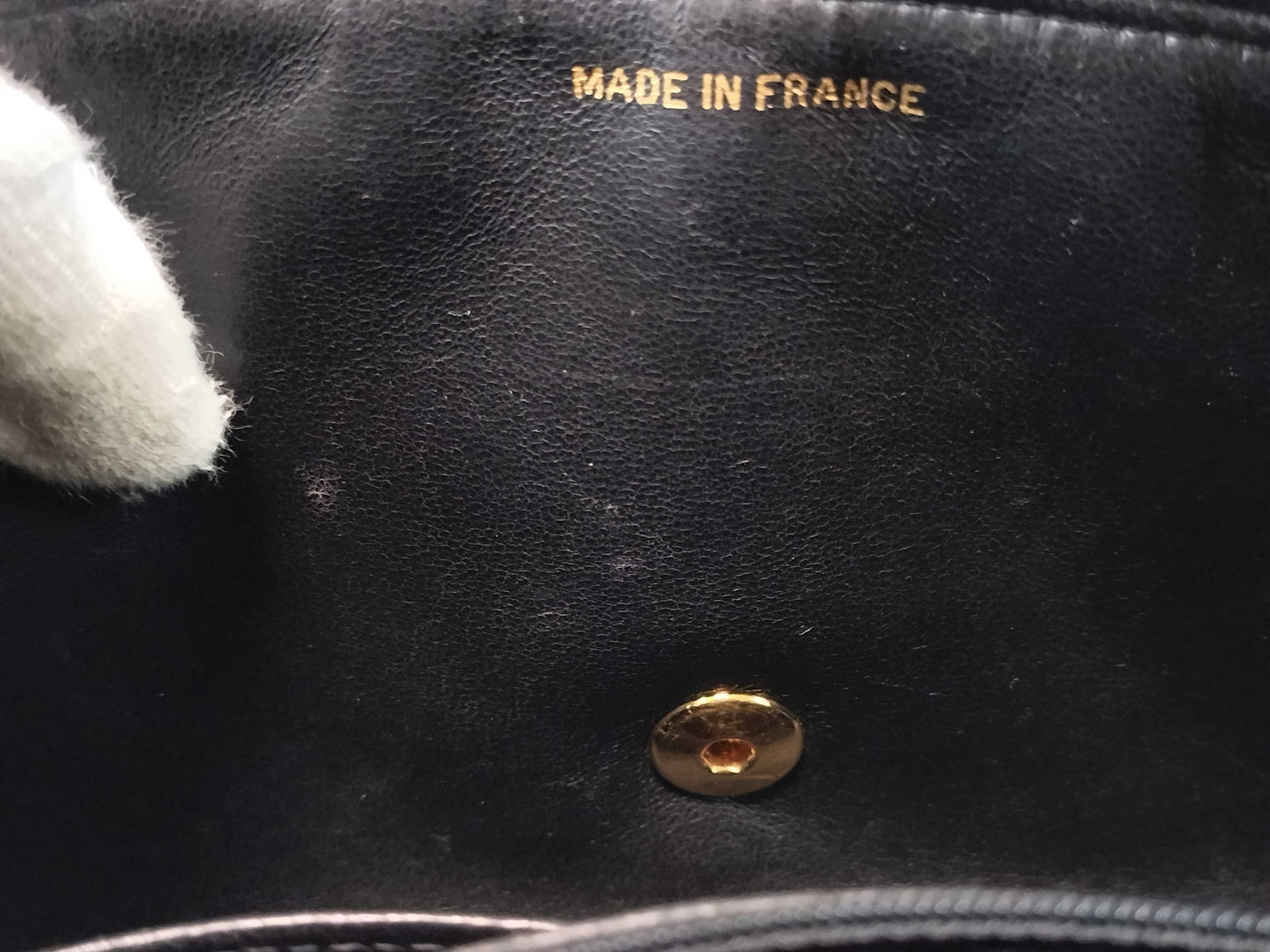 CHANEL Matelasse CHANEL Vintage Matelasse Coco Mark Turn Lock Black Gold Hardware Patent Leather Backpack