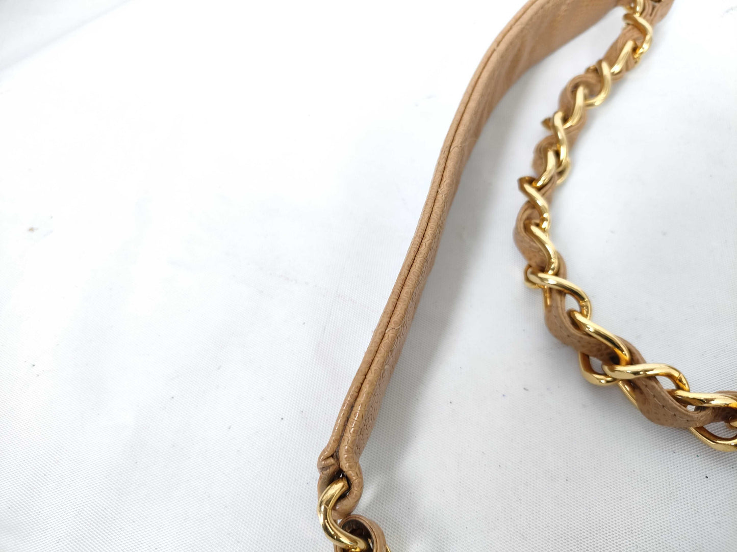 CHANEL Caviar Skin CHANEL Matelasse Caviar Skin Chain Shoulder Bag, No. 3, with Seal