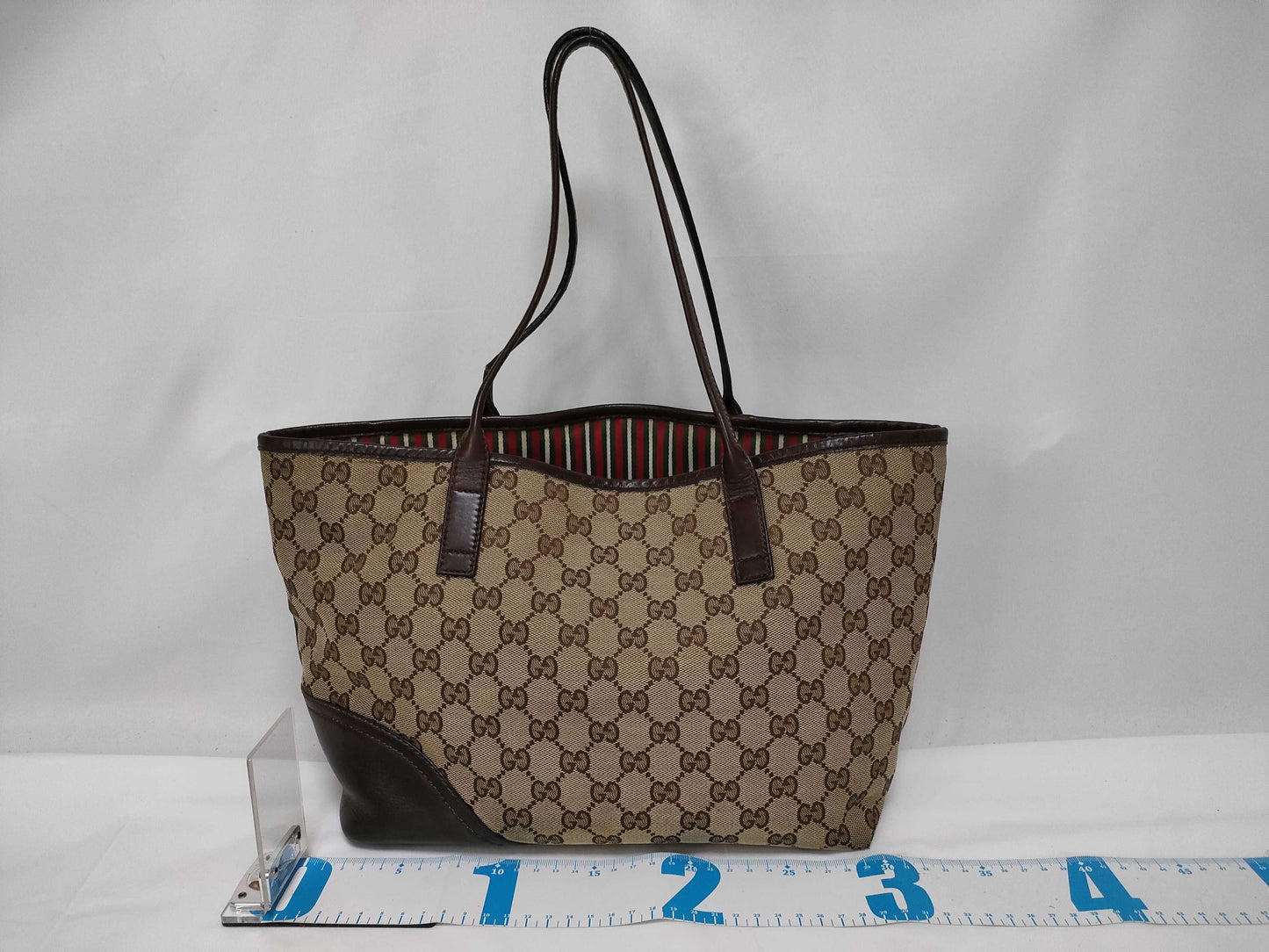GUCCI GUCCI GG Canvas Sherry Shoulder Tote Bag