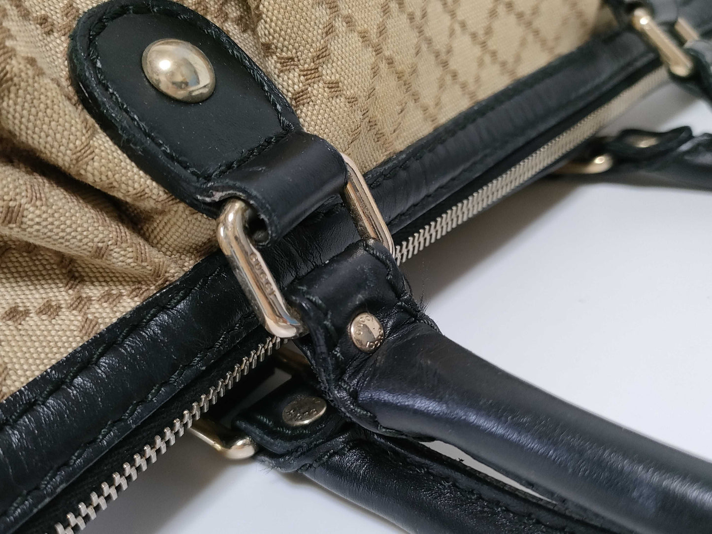 GUCCI Diamante Sukey Handbag