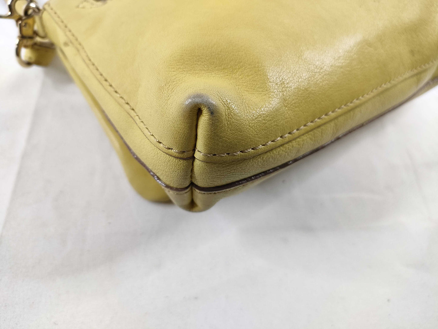 BURBERRY Blue Label Burberry Shoulder Bag Yellow Shoulder Bag