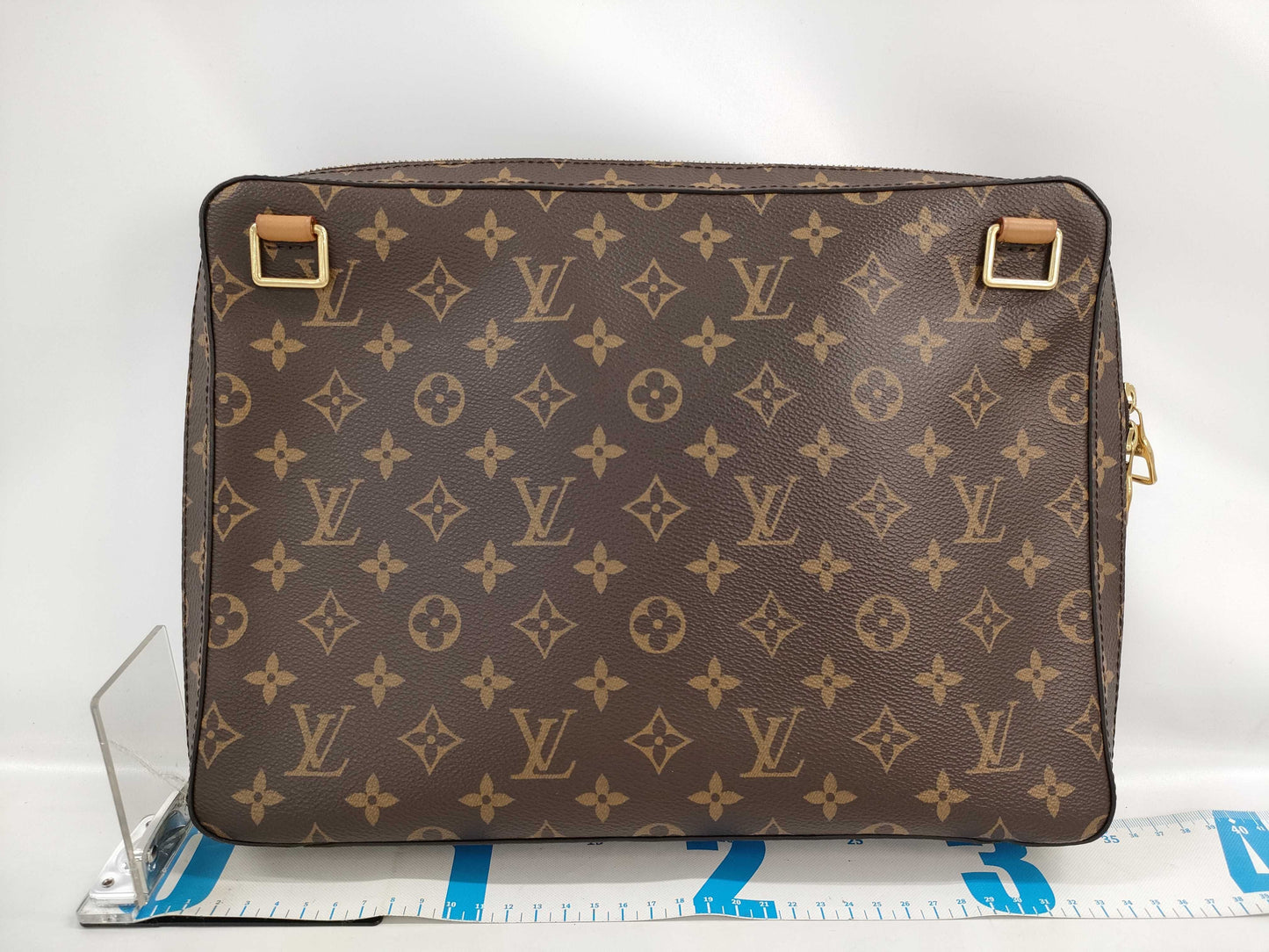 (10307_0060) LOUIS VUITTON Soft Trunk Messenger MM Shoulder Bag Monogram M44754 Brown Canvas with Gold Hardware BA2199 Second Bag