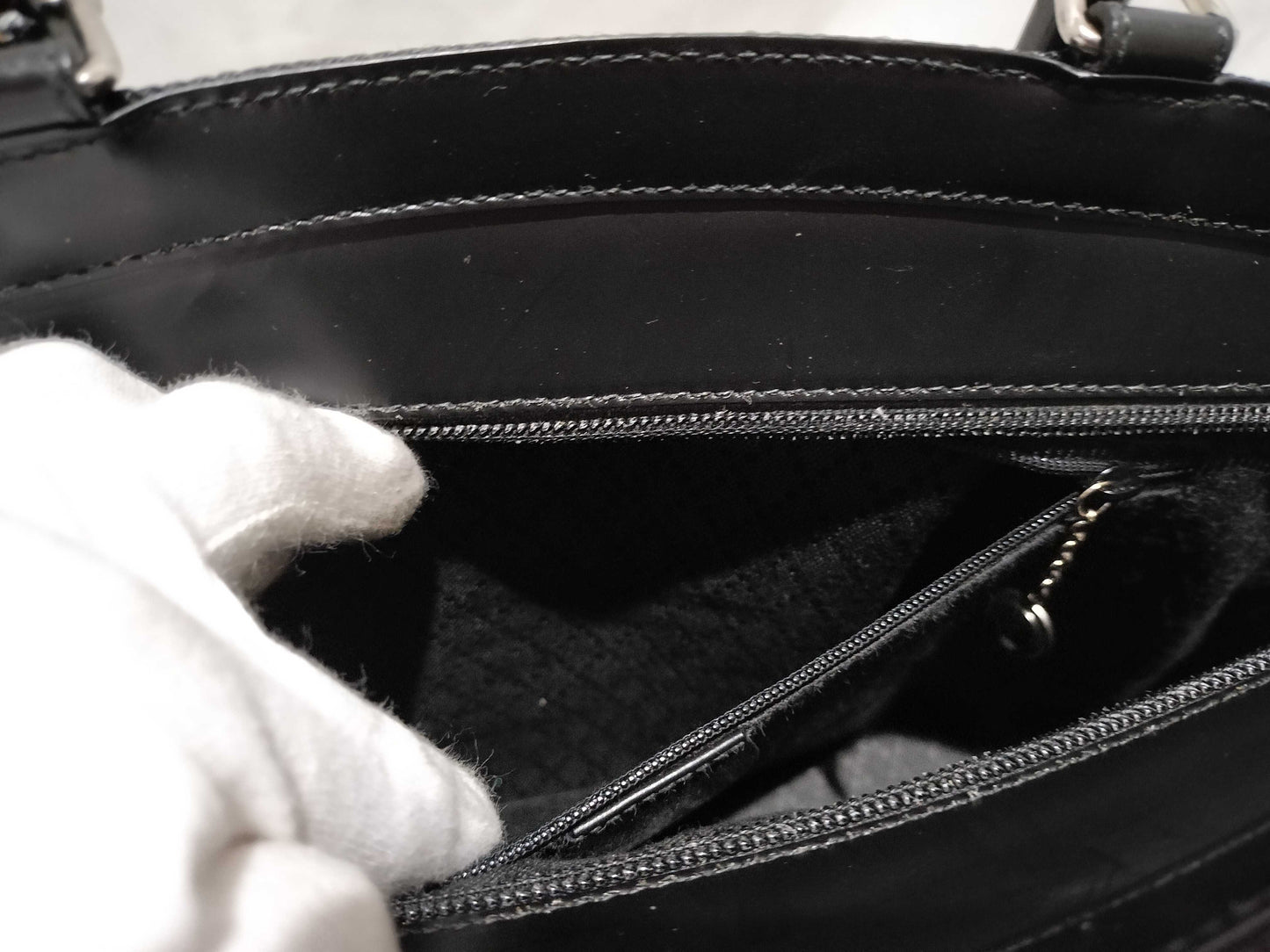 GUCCI Bamboo 2-way Shoulder Bag in Black