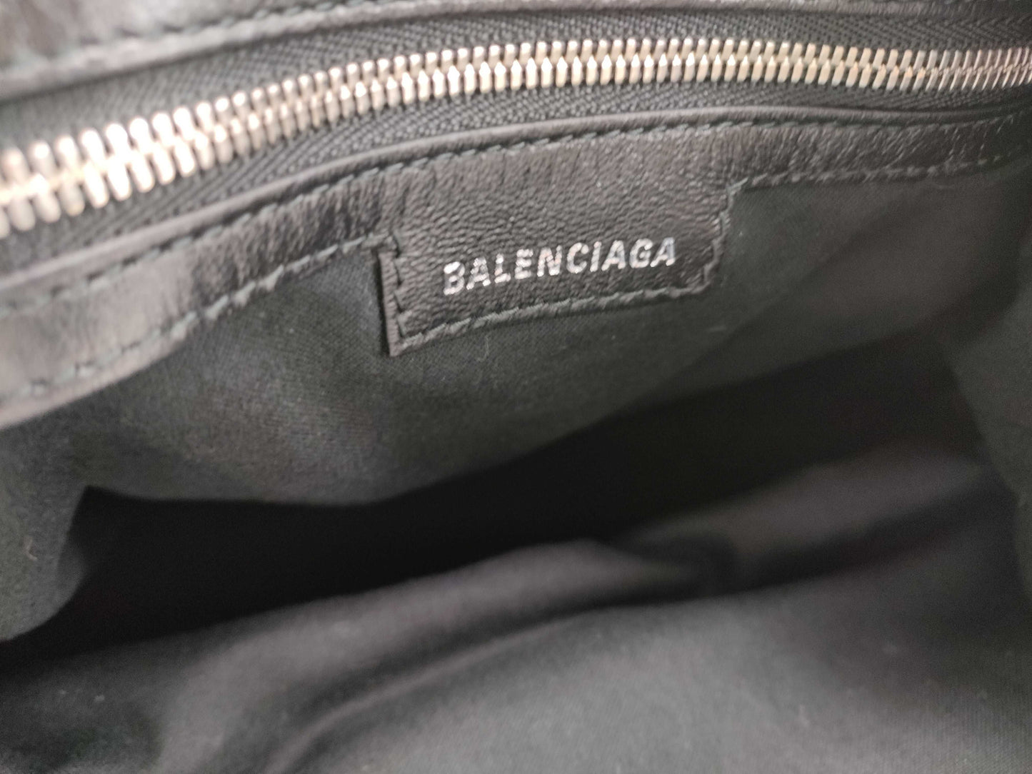 BALENCIAGA Goal XS Denim 2-Way Handbag