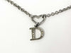 Dior Dior Dior Necklace Rhinestone Heart Accessory Necklace