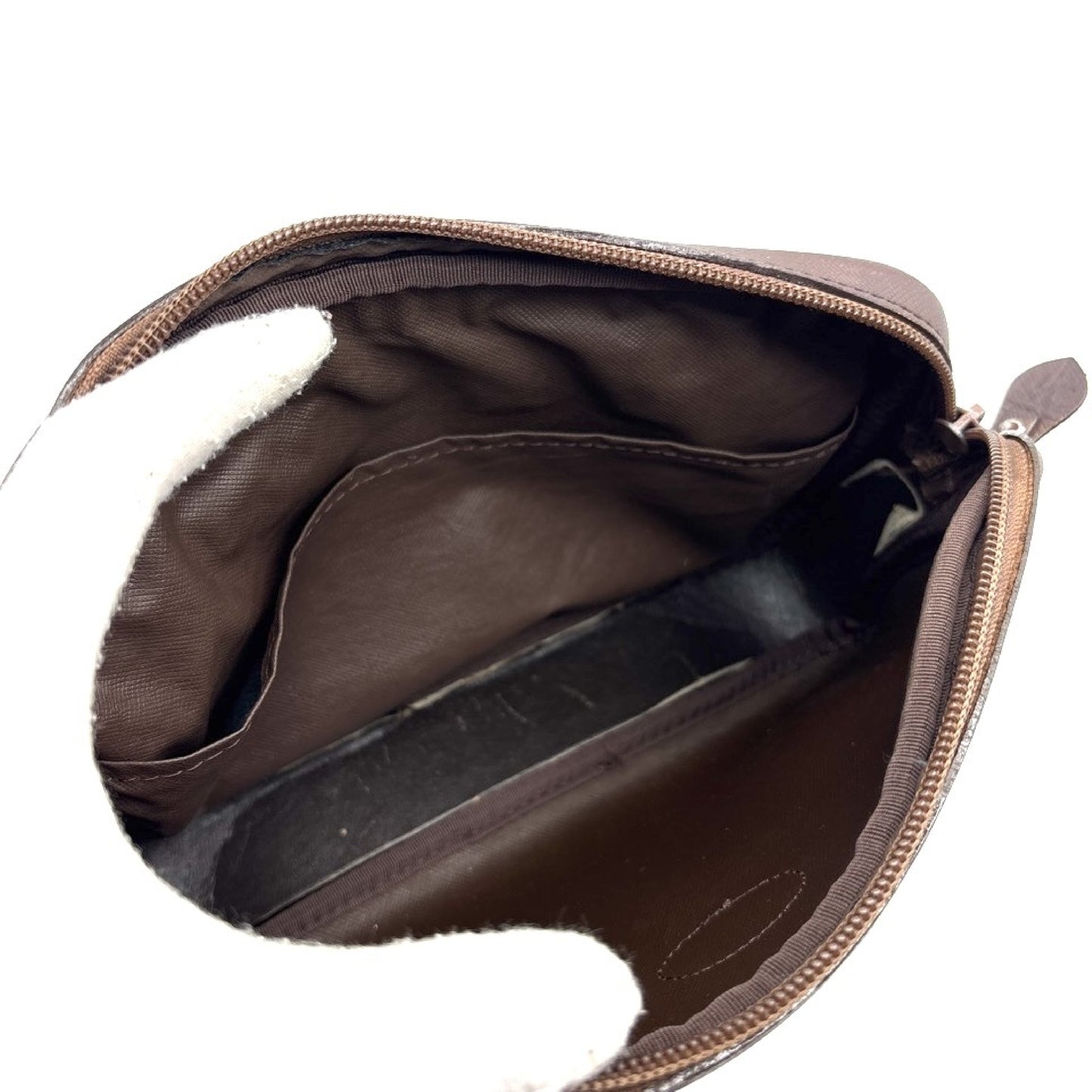 (10310_0350) BURBERRY Check Leather Second Bag