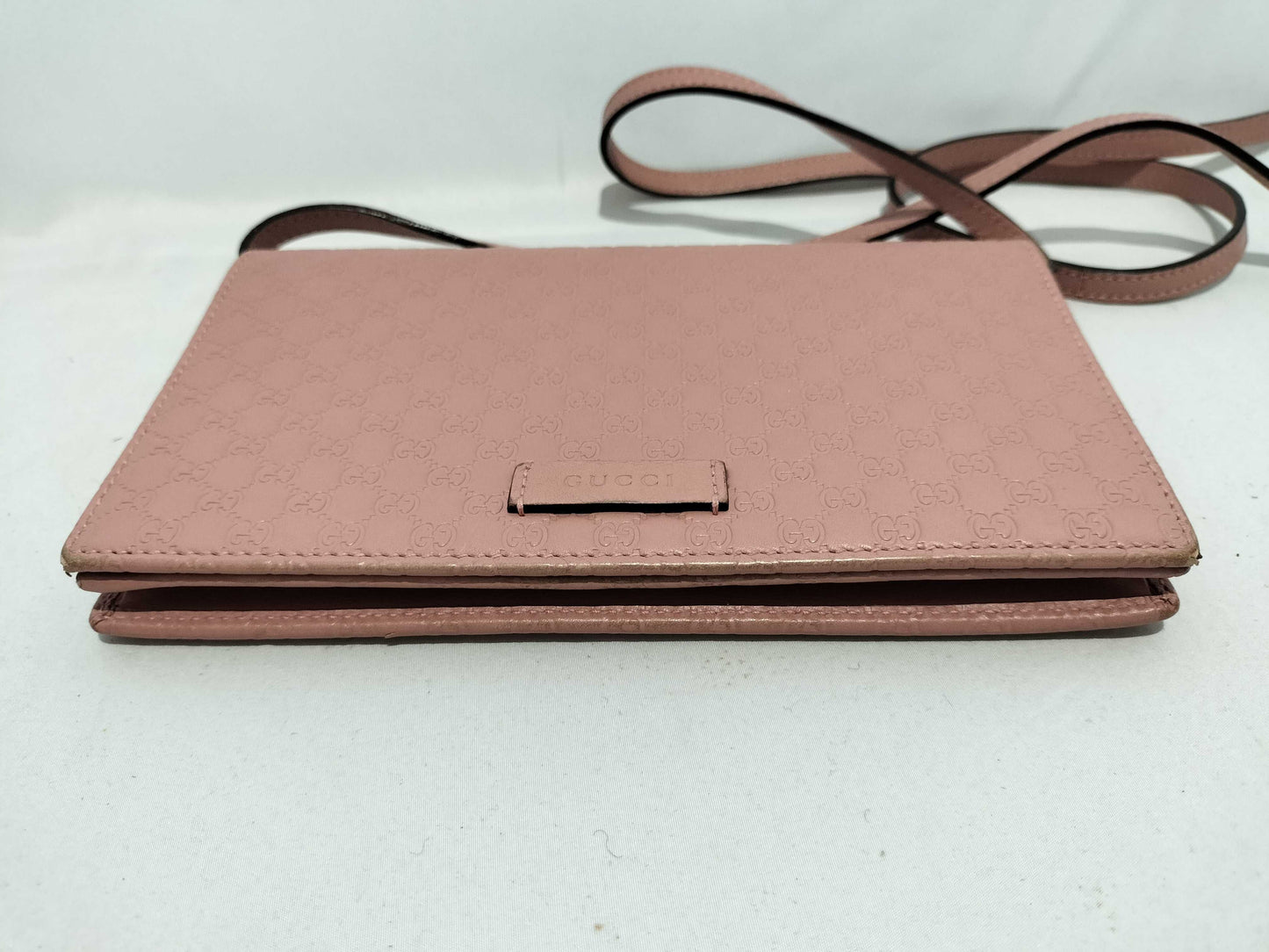 GUCCI GG Guccissima 466507 Shoulder Wallet Shoulder Bag