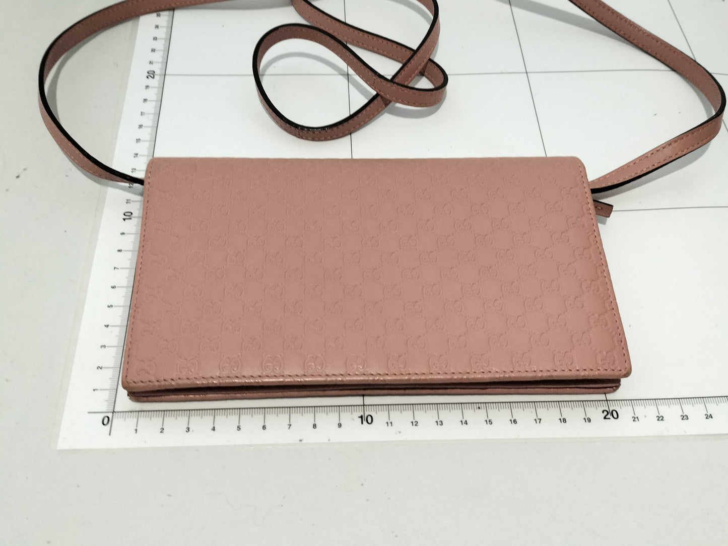 GUCCI GG Guccissima 466507 Shoulder Wallet Shoulder Bag