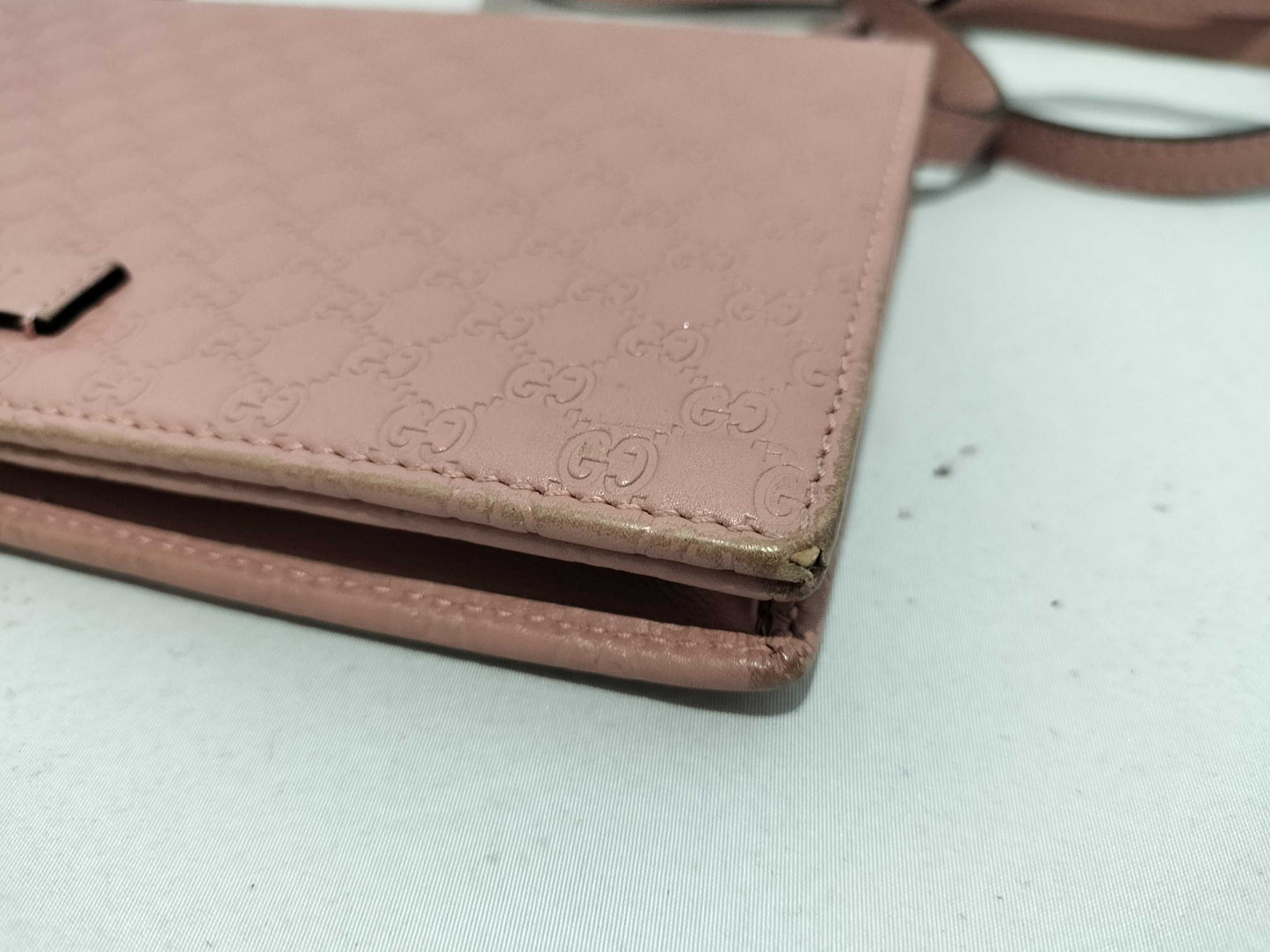 GUCCI GG Guccissima 466507 Shoulder Wallet Shoulder Bag