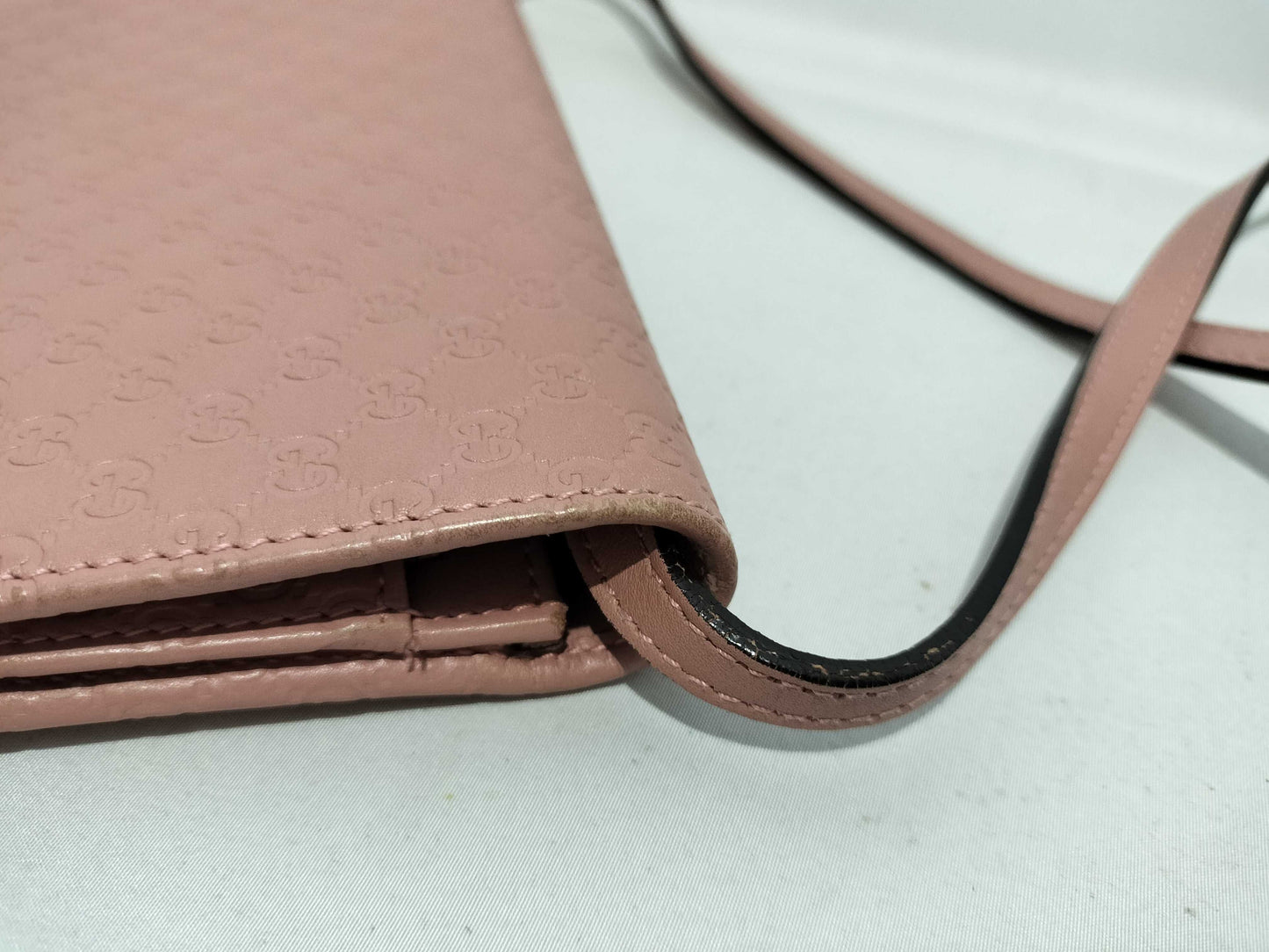 GUCCI GG Guccissima 466507 Shoulder Wallet Shoulder Bag