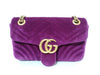 GUCCI GUCCI GG Marmont Velvet Chain Shoulder Bag Shoulder Bag