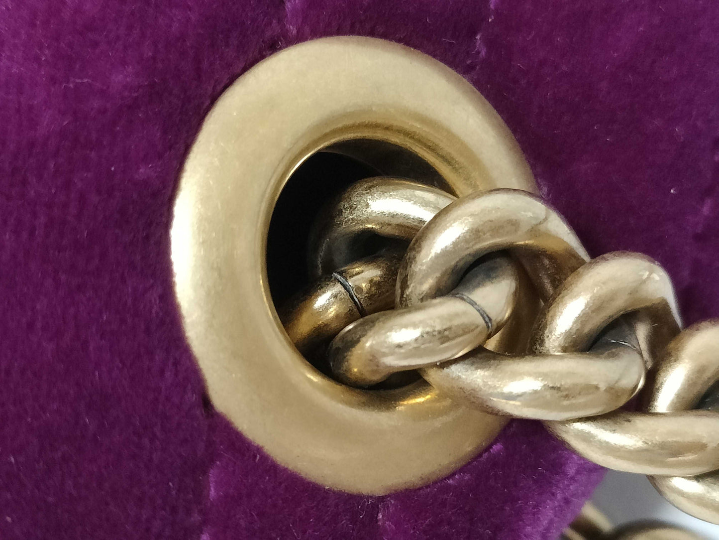 GUCCI GUCCI GG Marmont Velvet Chain Shoulder Bag Shoulder Bag