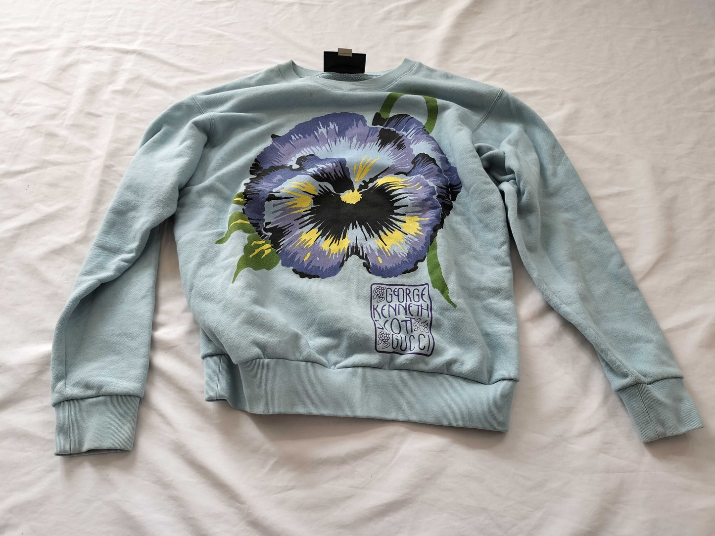 GUCCI Ken Scott 21cruise XXXS Floral Print Sweatshirt