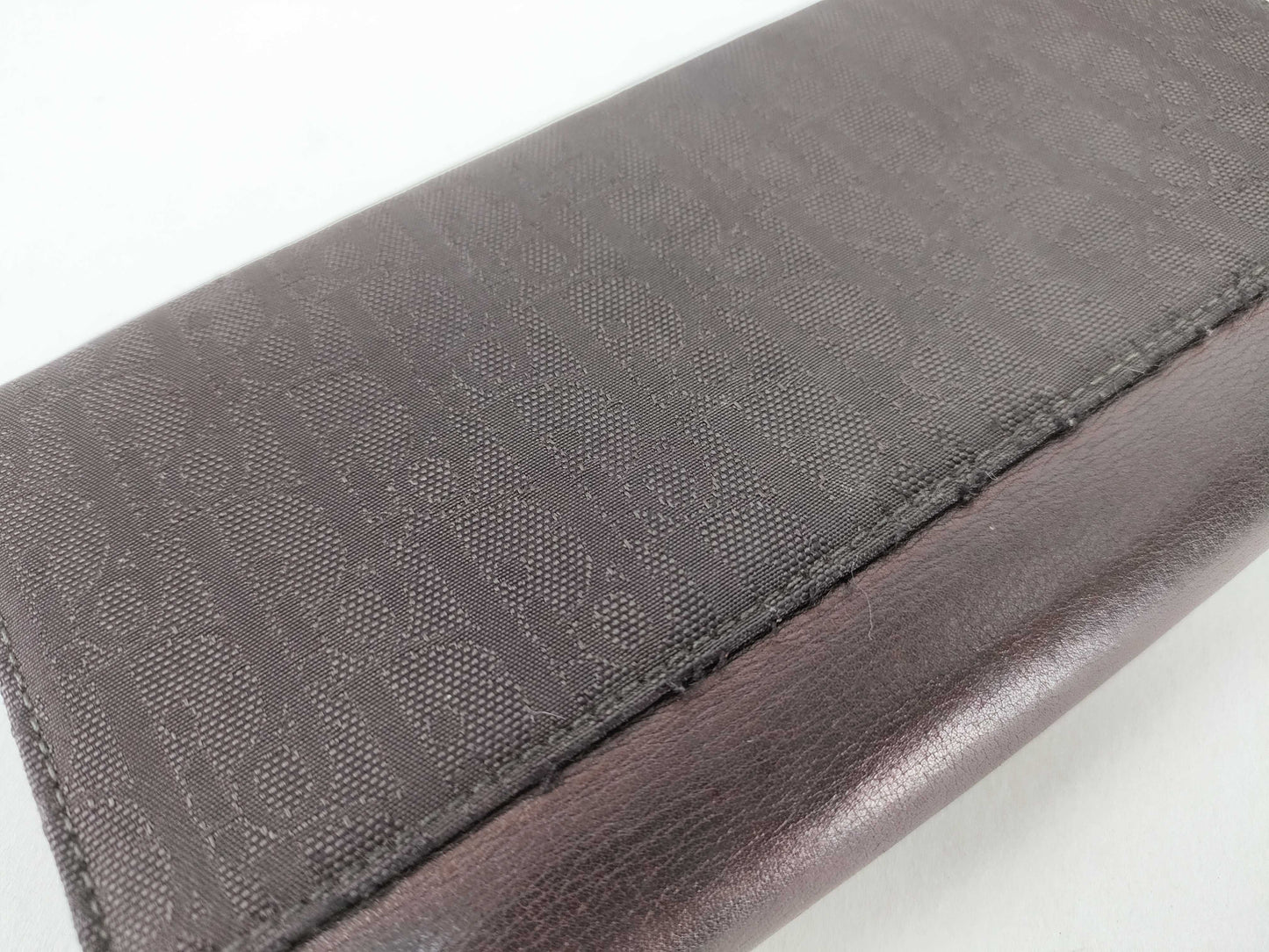 Dior Trotter Christian Dior Long Wallet Trotter Ethnic Heart Black Wallet