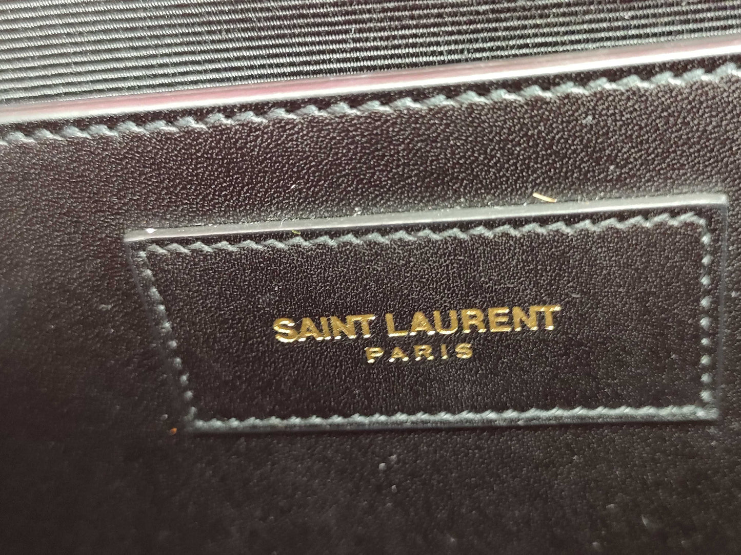 SAINT LAURENT logo second bag