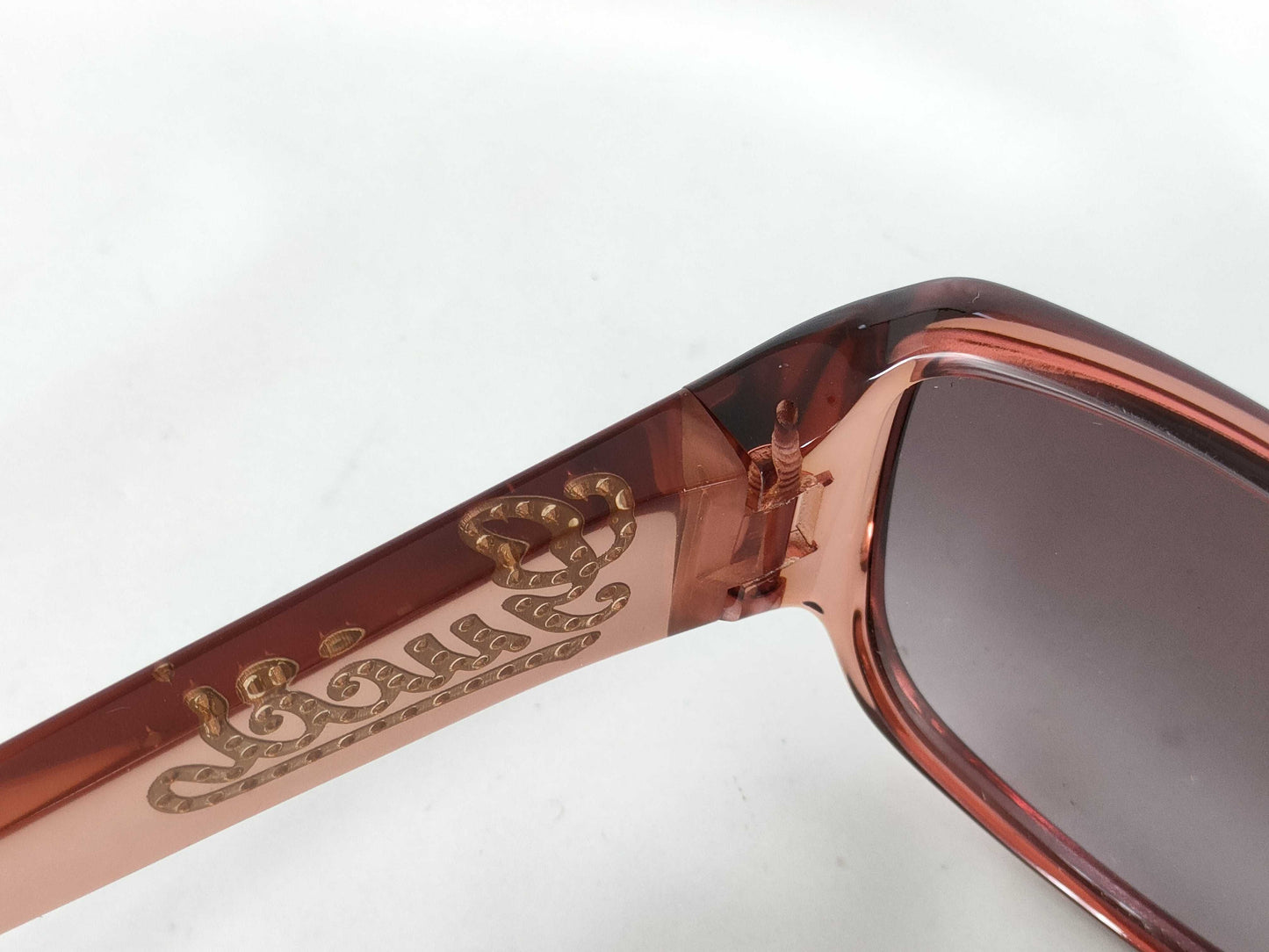 GUCCI Sunglasses Pink Rhinestone 57□12 Sunglasses/Eyeglasses