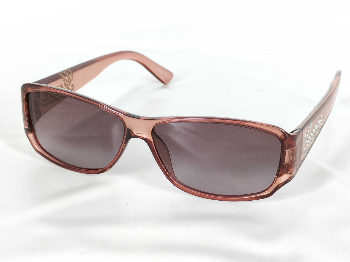 GUCCI Sunglasses Pink Rhinestone 57□12 Sunglasses/Eyeglasses