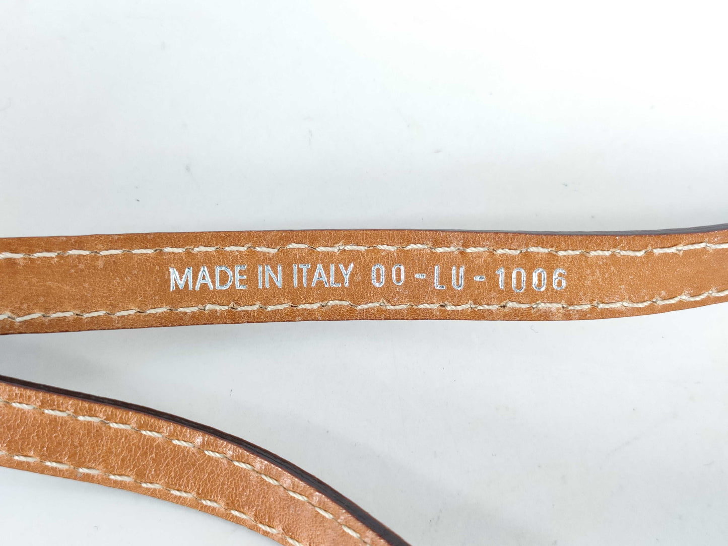 Dior Neck Strap with Silver Hardware