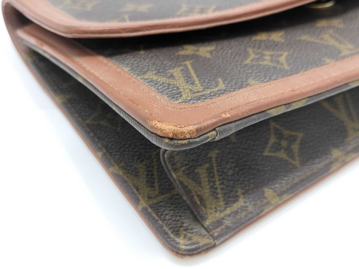 LOUIS VUITTON Monogram LV Pochette Dame Monogram Clutch Bag