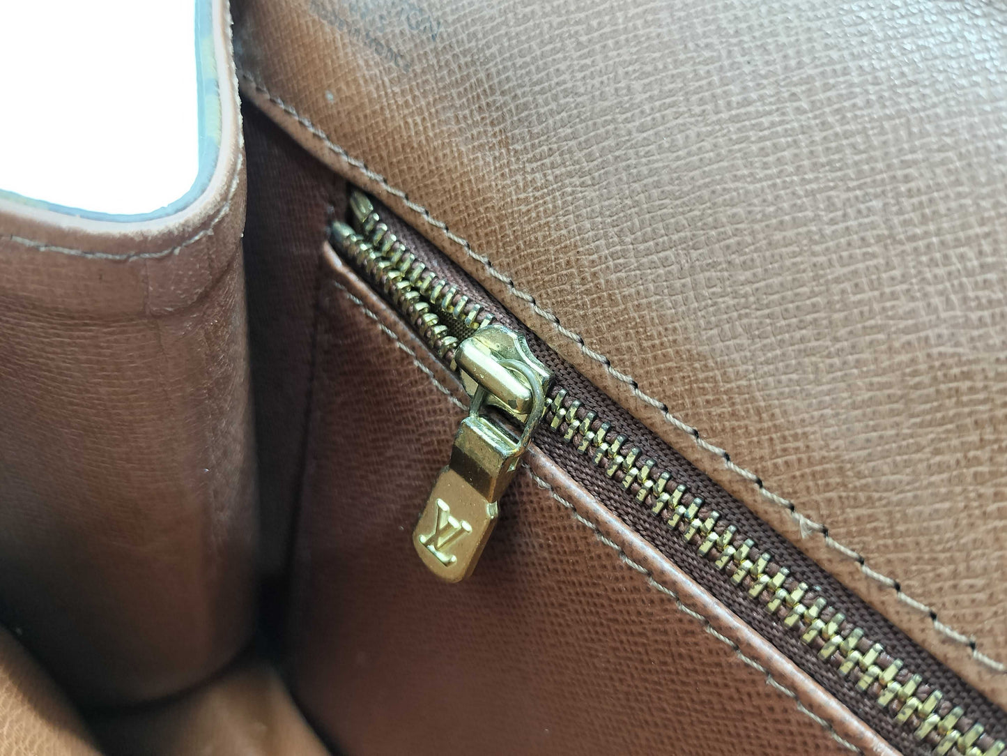 LOUIS VUITTON Monogram LV Pochette Dame Monogram Clutch Bag