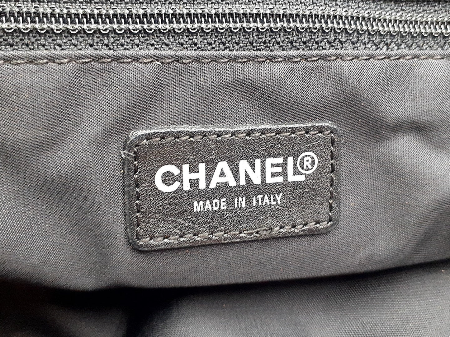 CHANEL New Travel Line All Black All Stickers 3-Piece Tote Bag Set