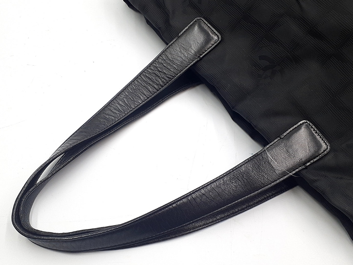 CHANEL New Travel Line All Black All Stickers 3-Piece Tote Bag Set