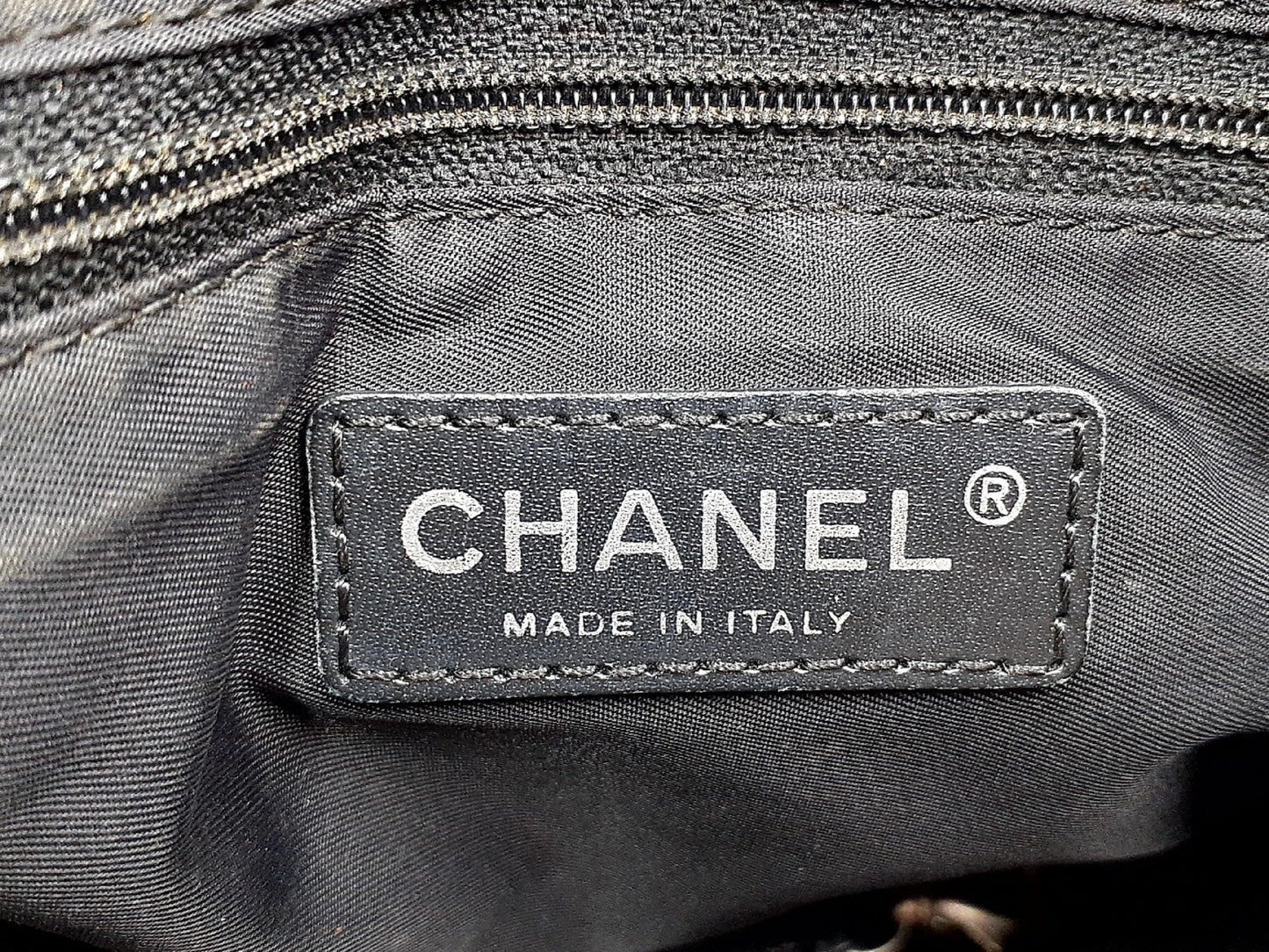 CHANEL New Travel Line All Black All Stickers 3-Piece Tote Bag Set