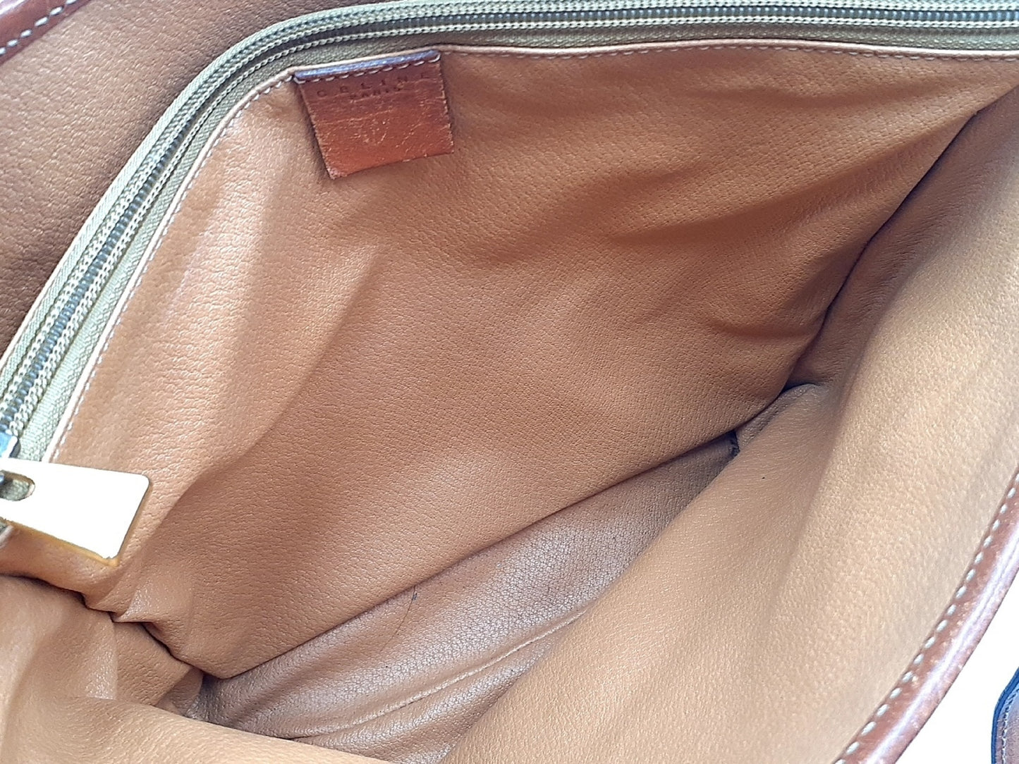 CELINE 4-Piece Macadam Bucket Tote Bag with Leather Shoulder Bag
