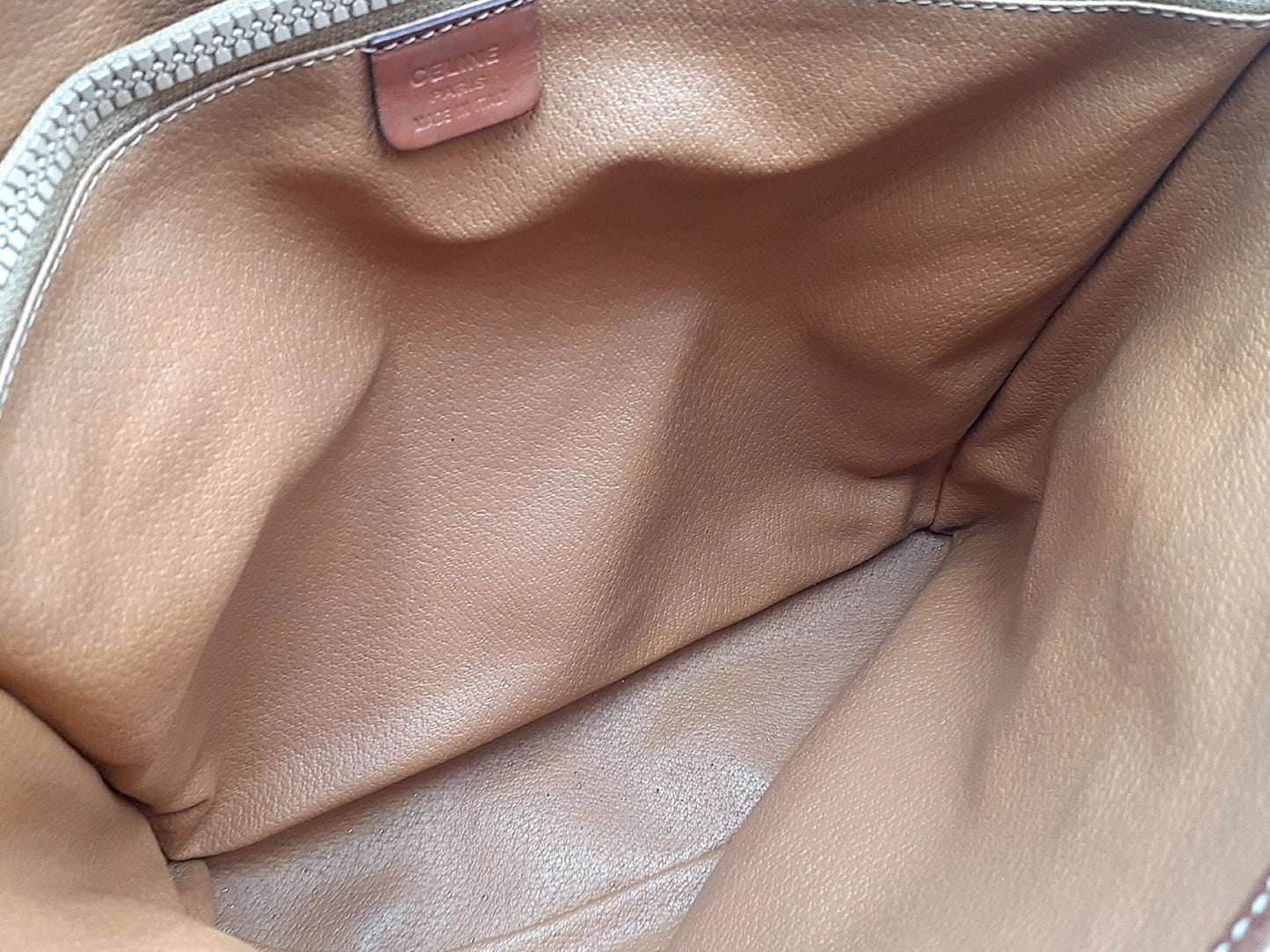 CELINE 4-Piece Macadam Bucket Tote Bag with Leather Shoulder Bag