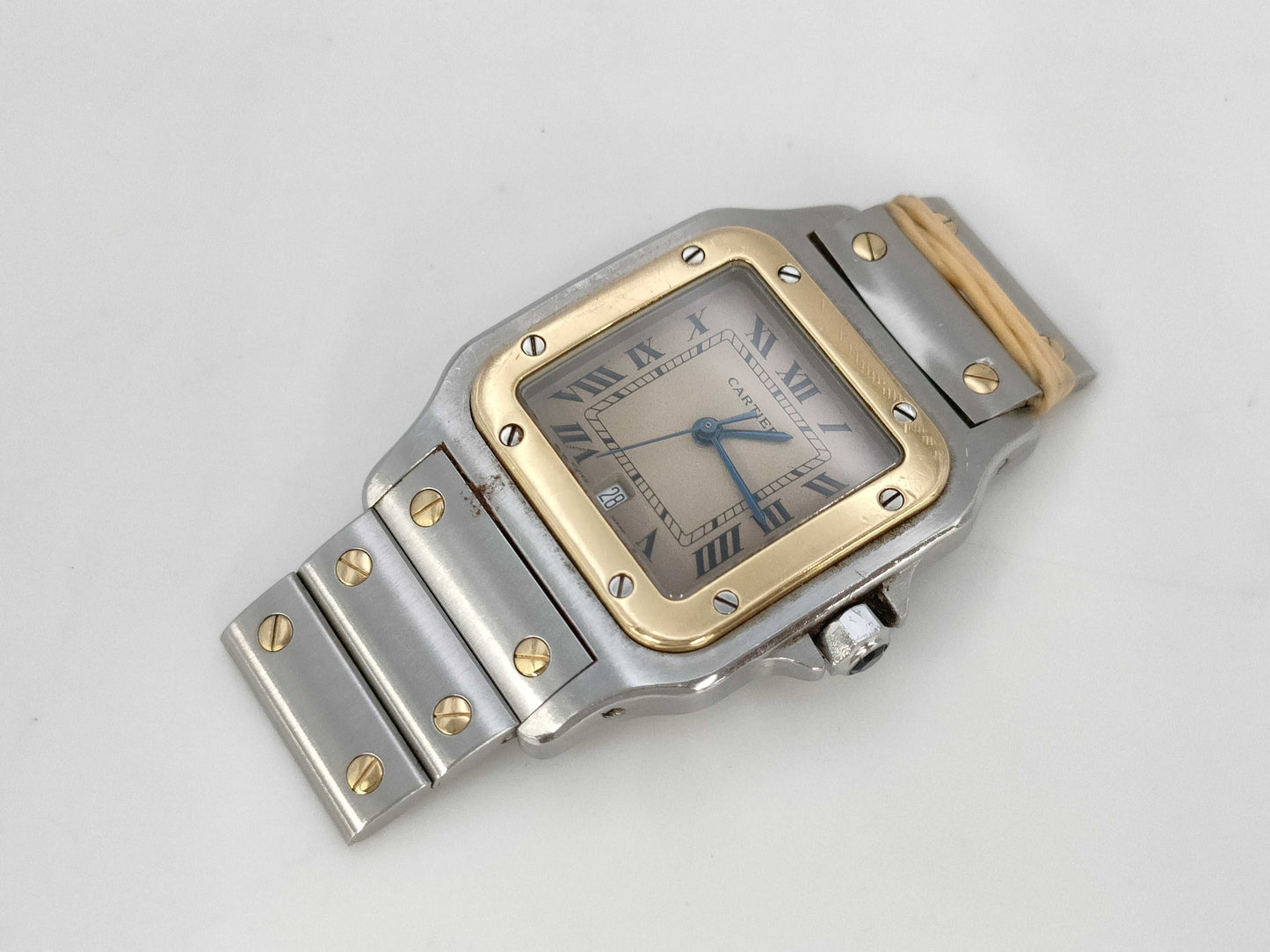 Cartier Santos Galbe LM W20011C4 187901 05646 Quartz Women's Watch