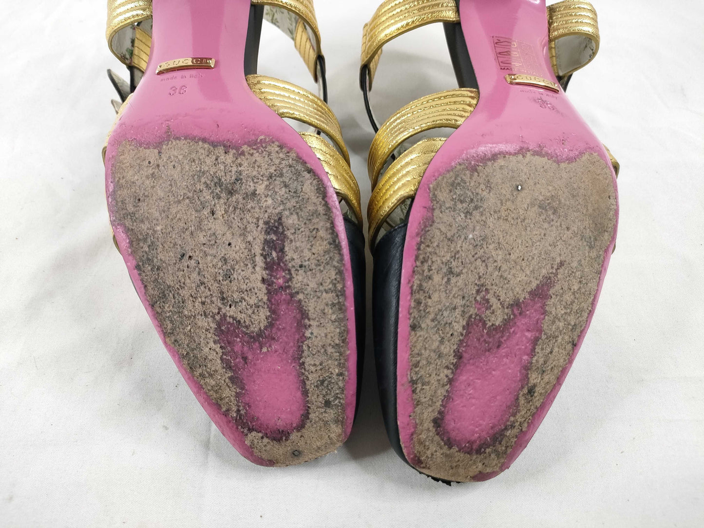 GUCCI GUCCI Gucci Marmont Floral Blooms Sandals