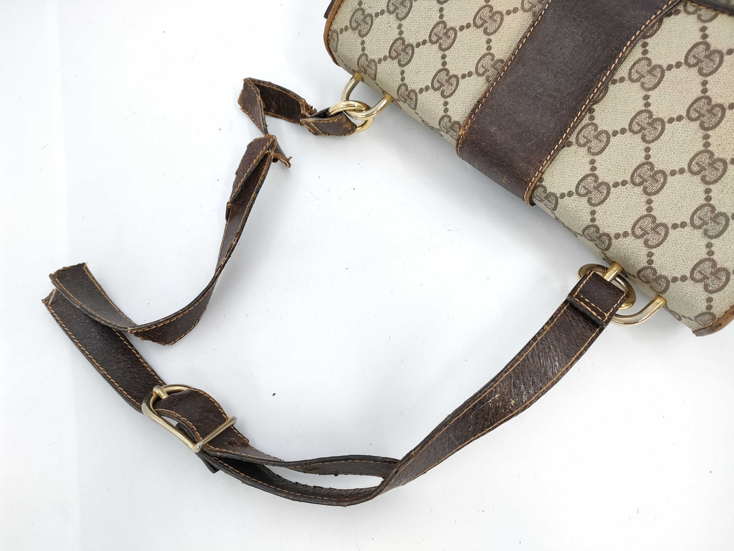 GUCCI GUCCI Shoulder Bag Brown Old Gucci GG Supreme Shoulder Bag