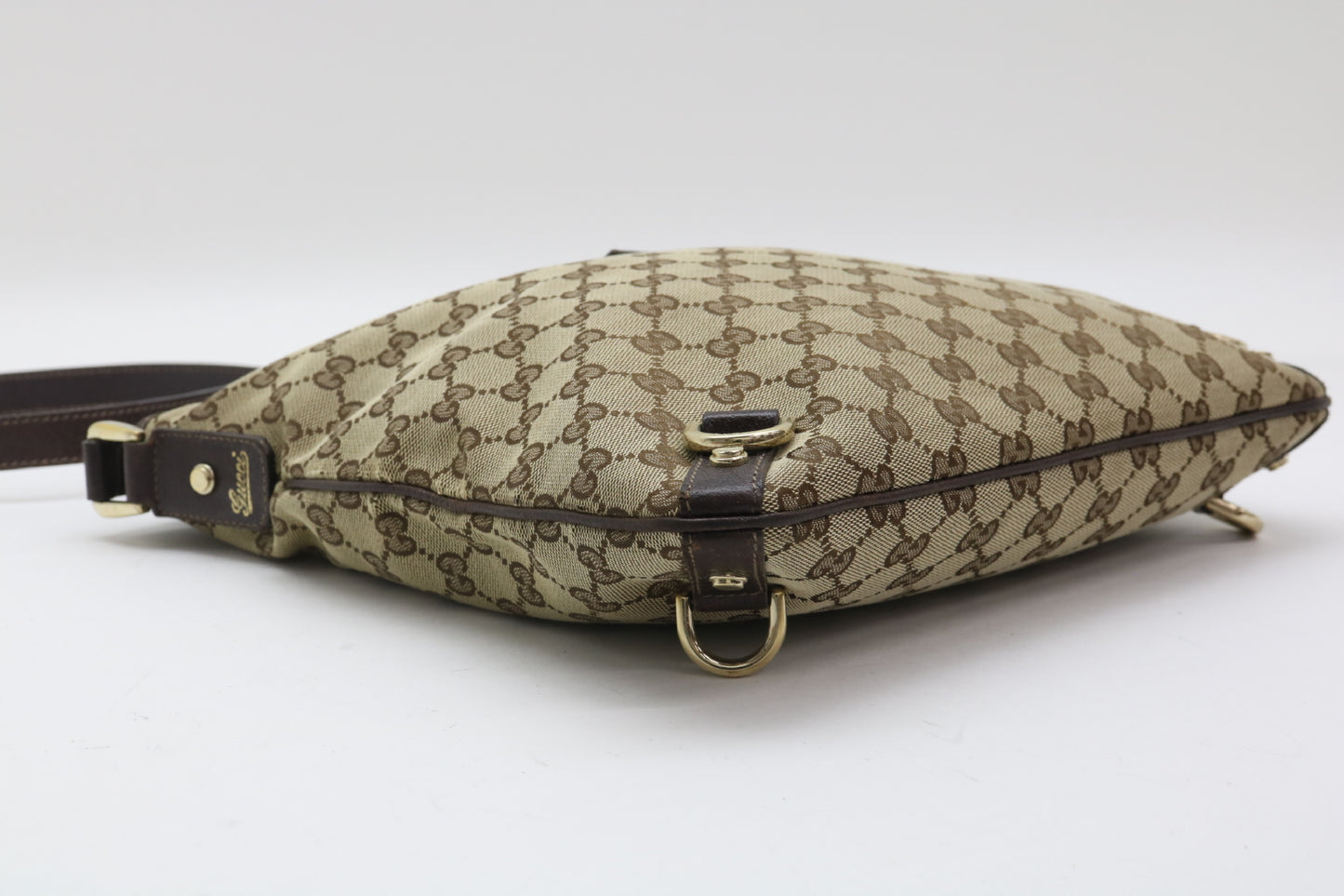 GUCCI GG Canvas Abbey Shoulder Bag