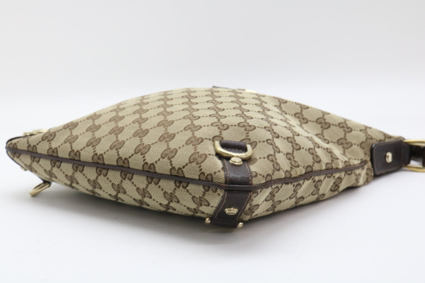 GUCCI GG Canvas Abbey Shoulder Bag