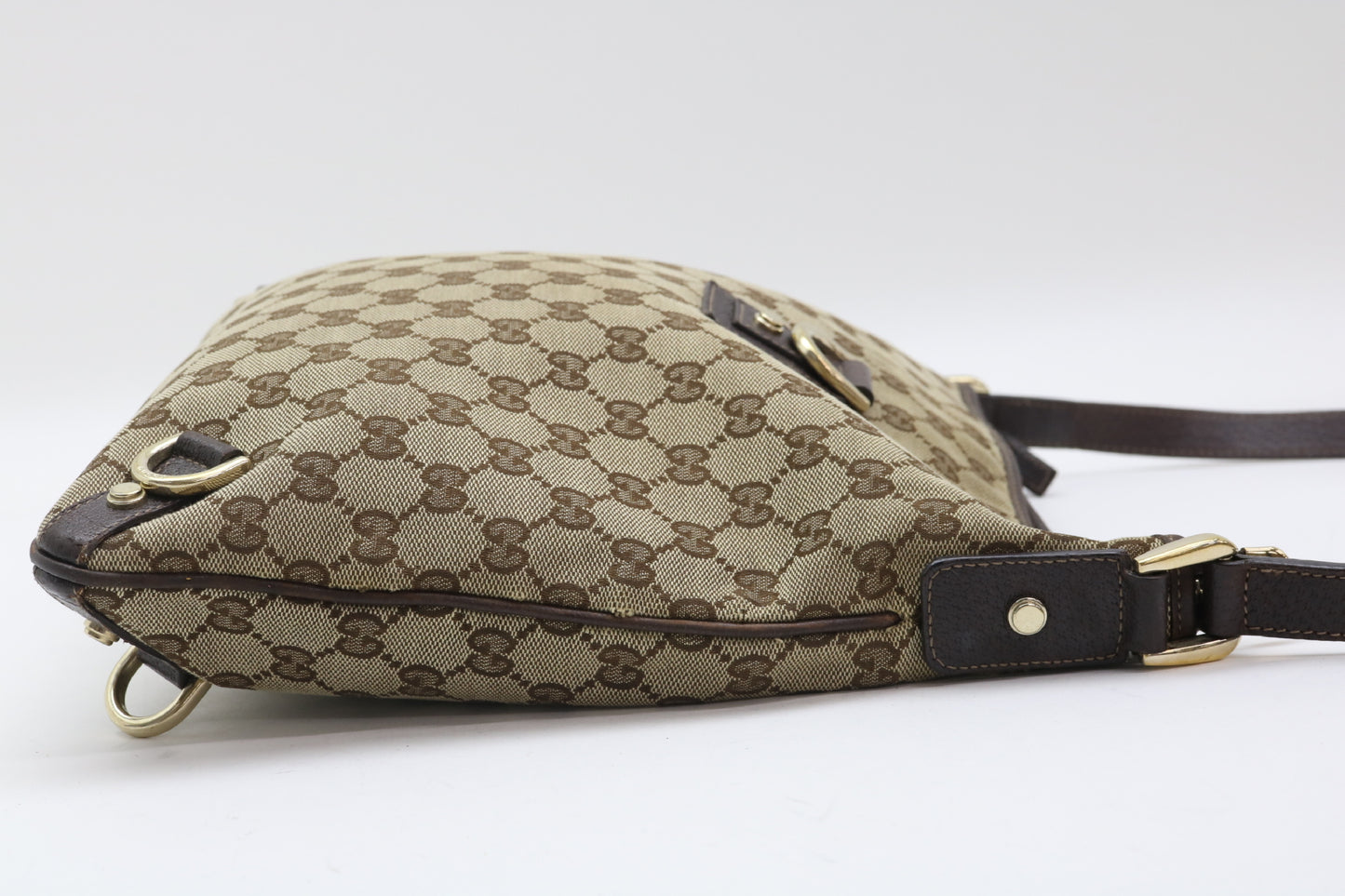 GUCCI GG Canvas Abbey Shoulder Bag