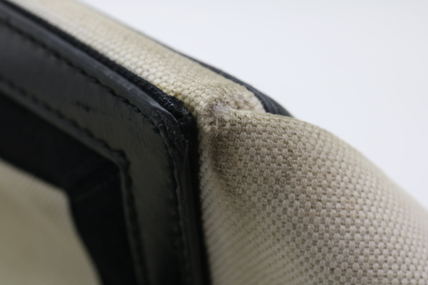 BALENCIAGA canvas x leather tote bag