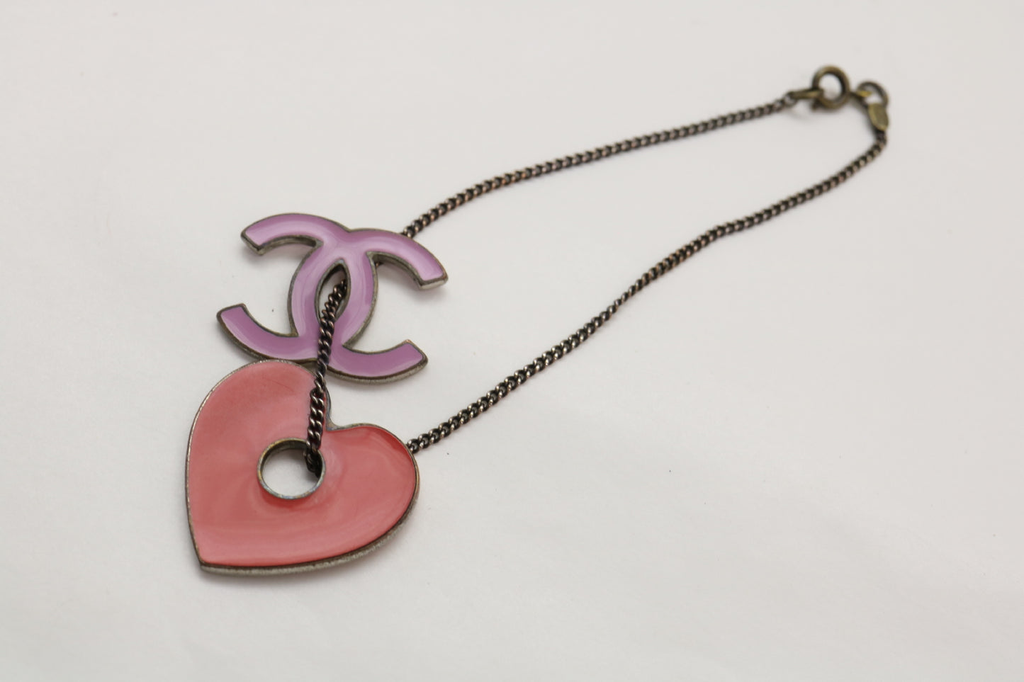 CHANEL Coco Mark Heart 04P Bracelet Bangle