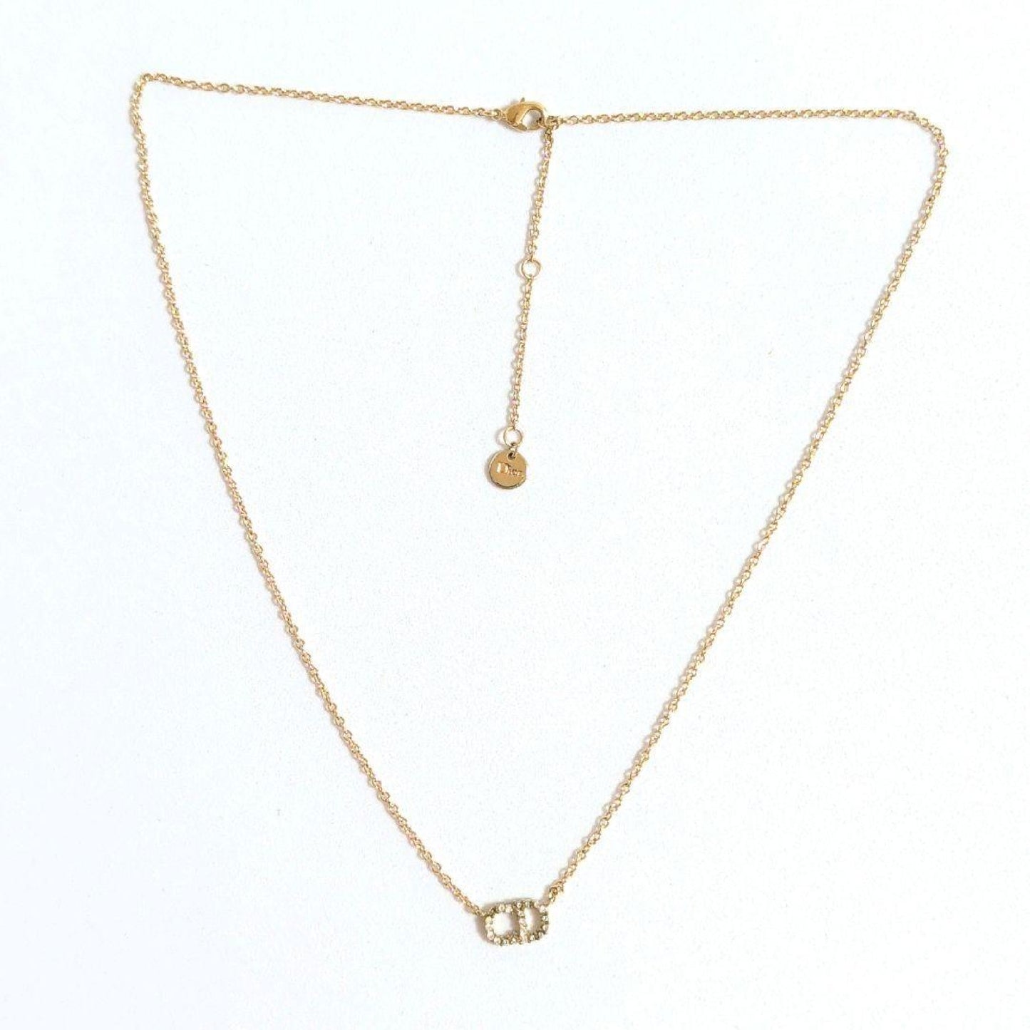 Dior Dior CD Logo Stone Clair D Lune Necklace