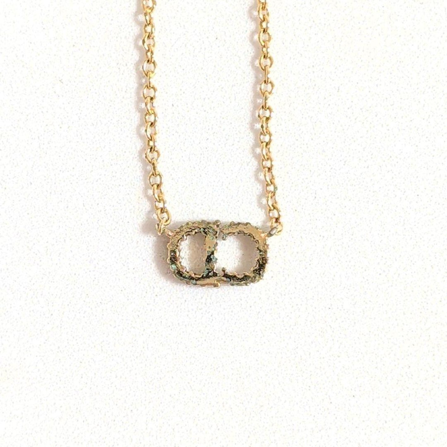 Dior Dior CD Logo Stone Clair D Lune Necklace