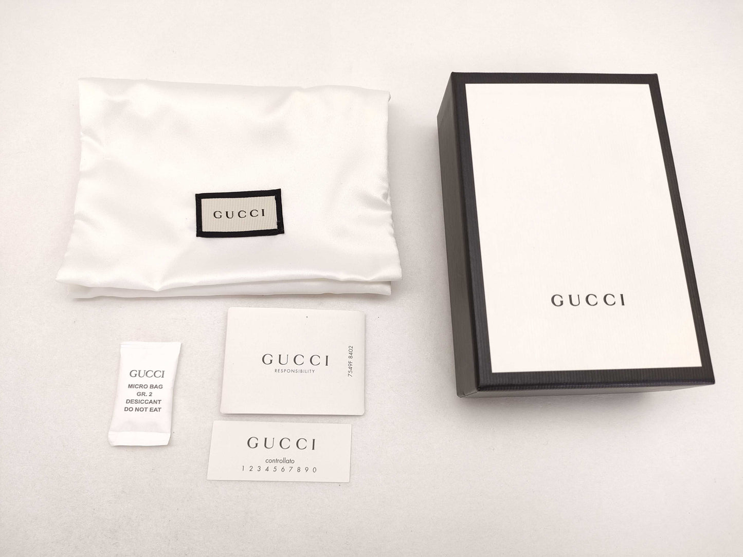 GUCCI GG Marmont Wallet 456126 2149 Leather Black Wallet
