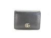 GUCCI GG Marmont Wallet 456126 2149 Leather Black Wallet