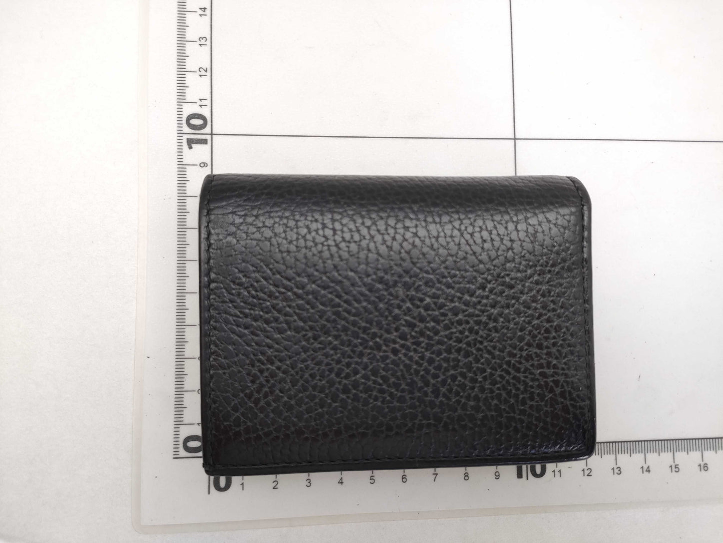 GUCCI GG Marmont Wallet 456126 2149 Leather Black Wallet