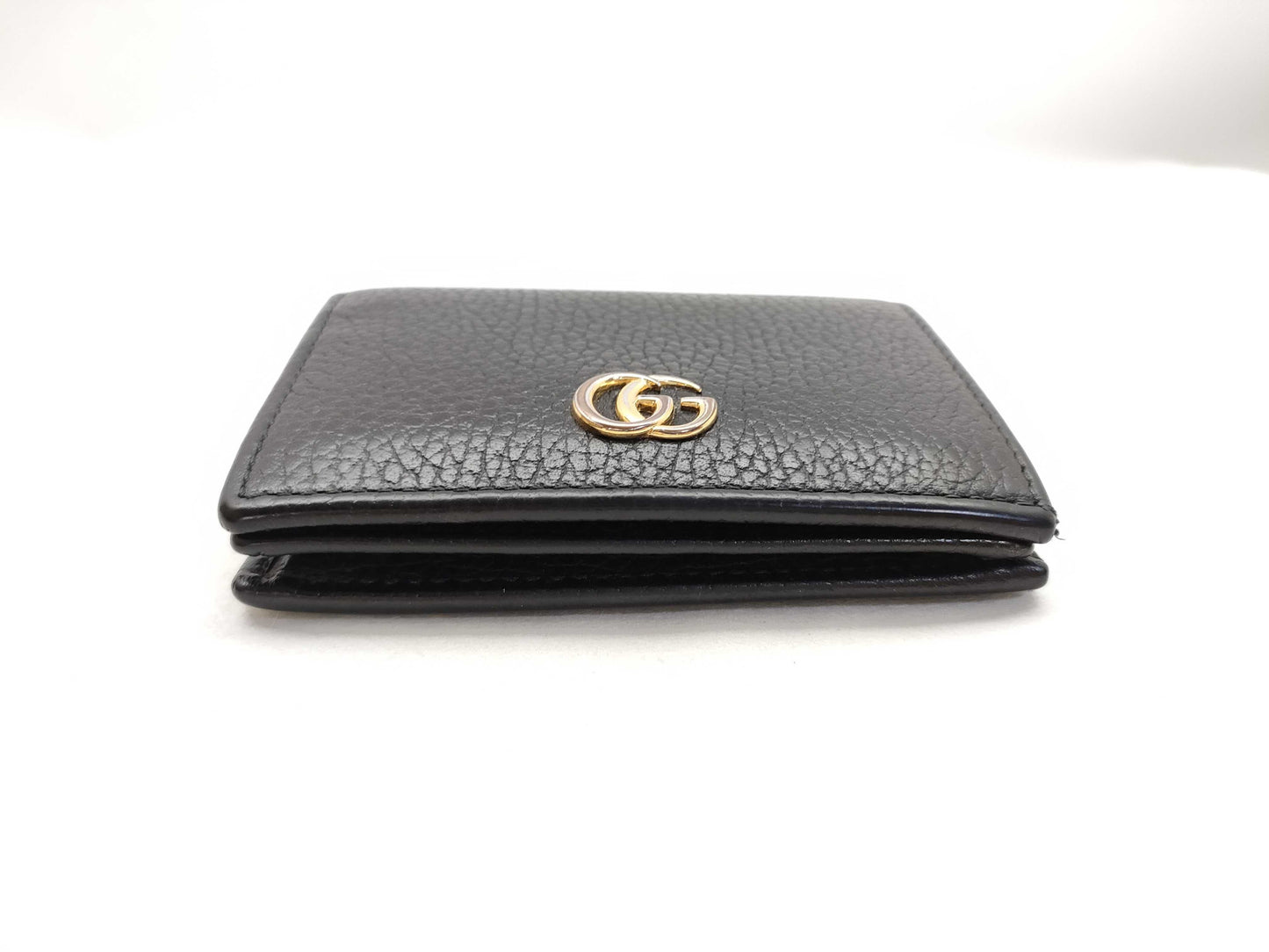 GUCCI GG Marmont Wallet 456126 2149 Leather Black Wallet