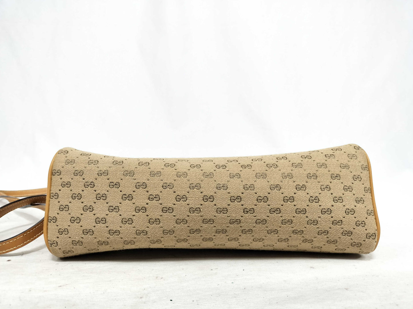 GUCCI GG Guccima Shoulder Bag Micro GG Canvas Beige Shoulder Bag
