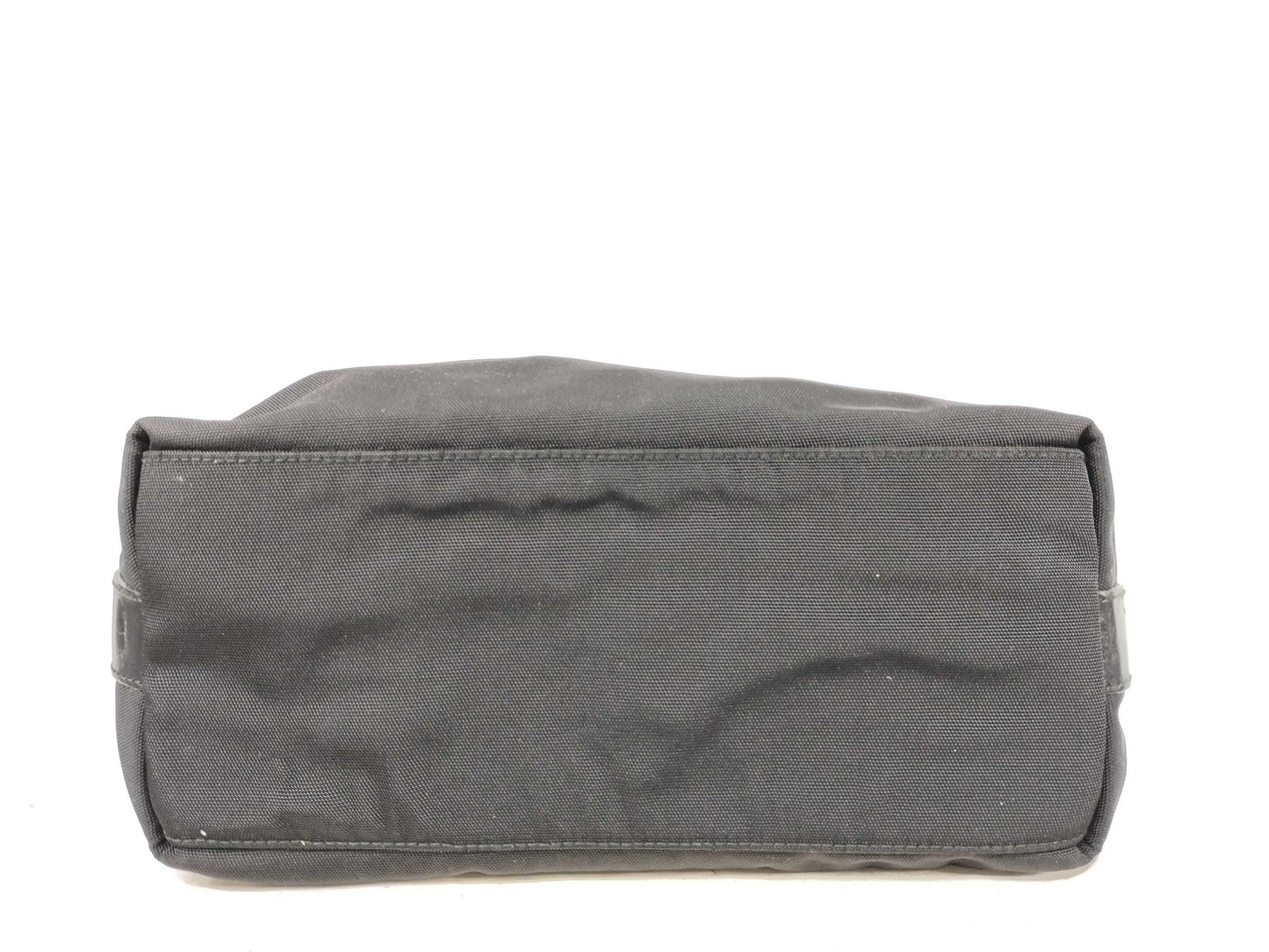 GUCCI 000 0602 Handbag Shoulder Bag Nylon Leather Black Handbag