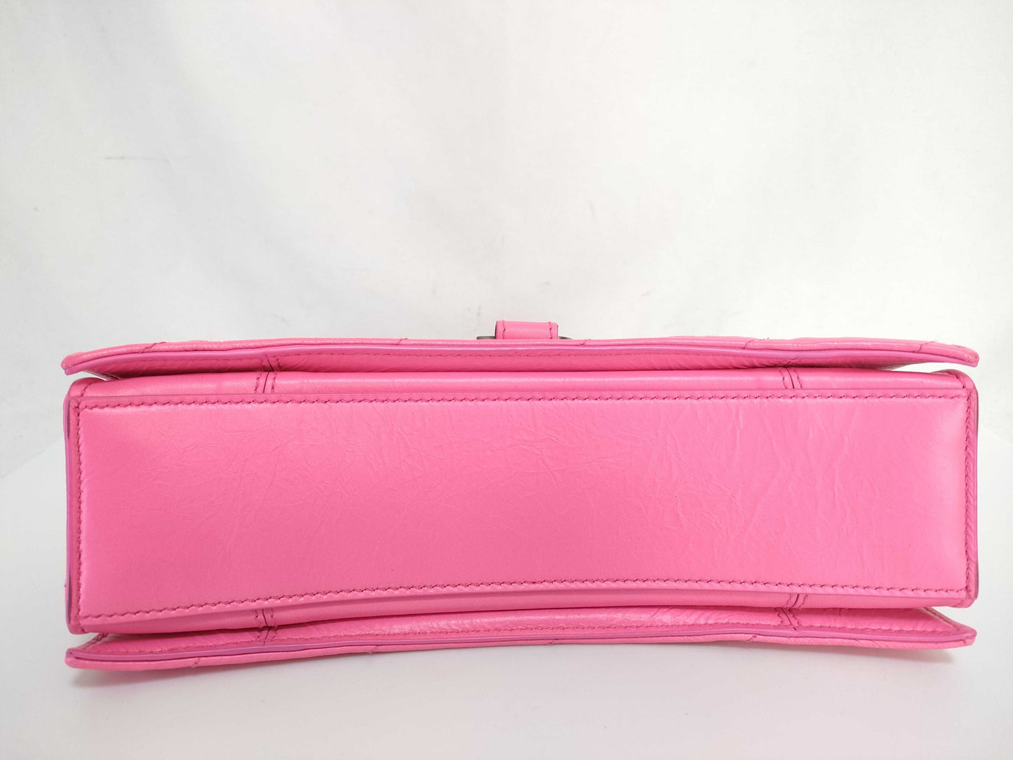 BALENCIAGA Hourglass Leather Chain Shoulder Bag