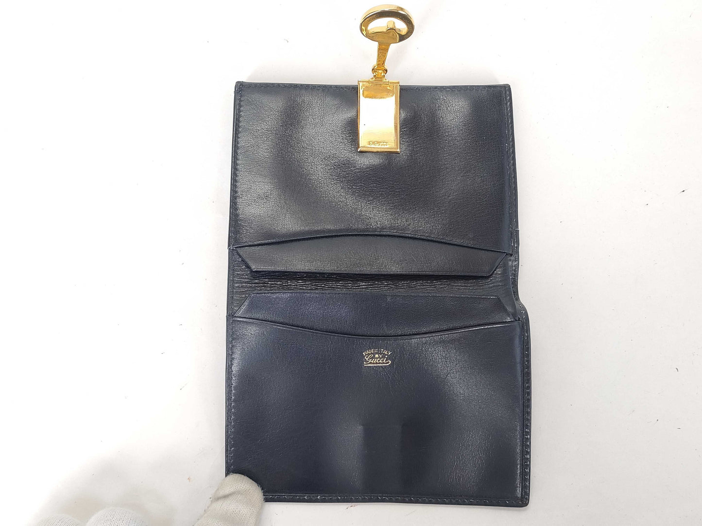 GUCCI GUCCI Horsebit Bifold Wallet