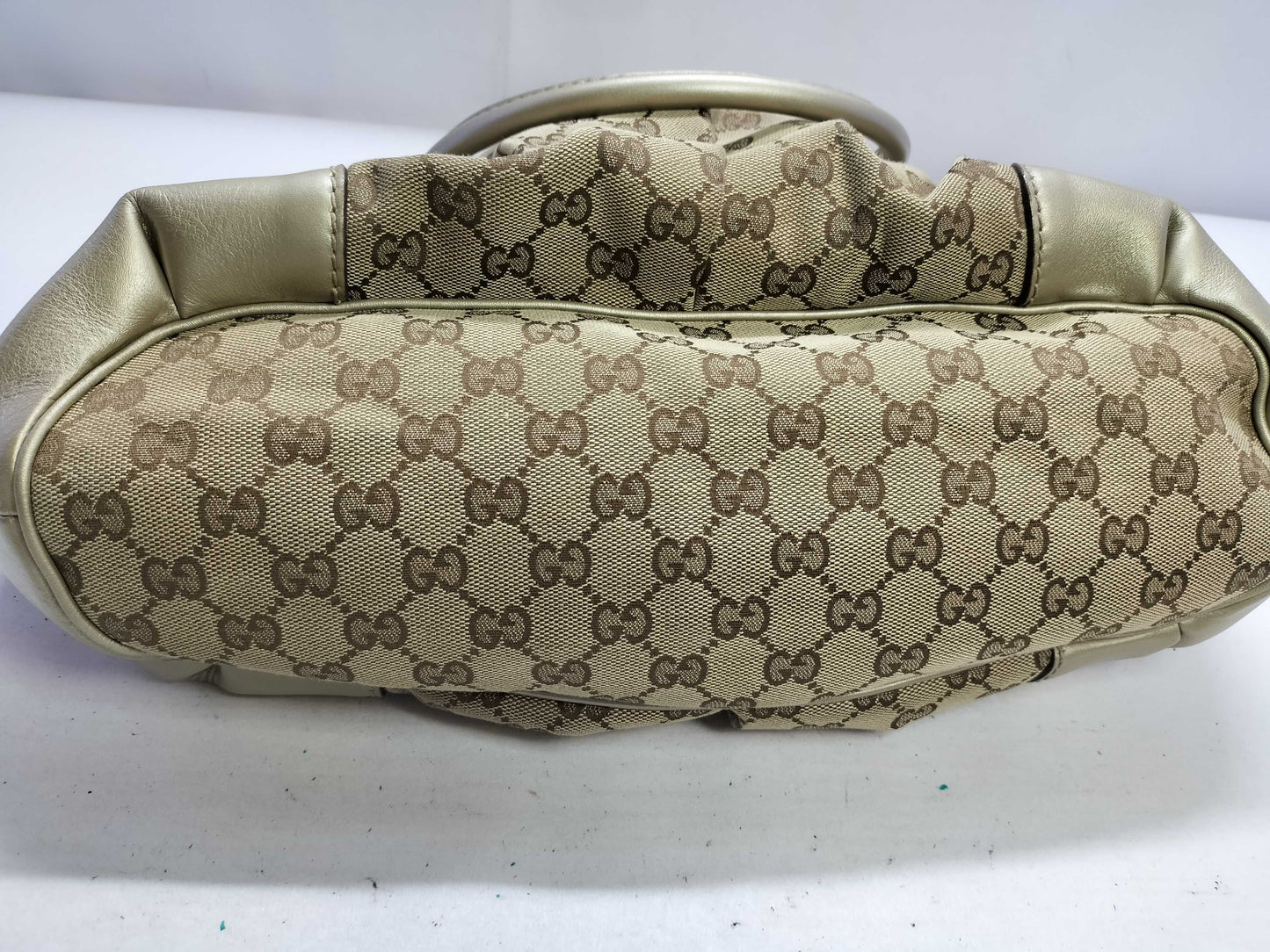 GUCCI GG Canvas Gucci 2-Way Tote Bag