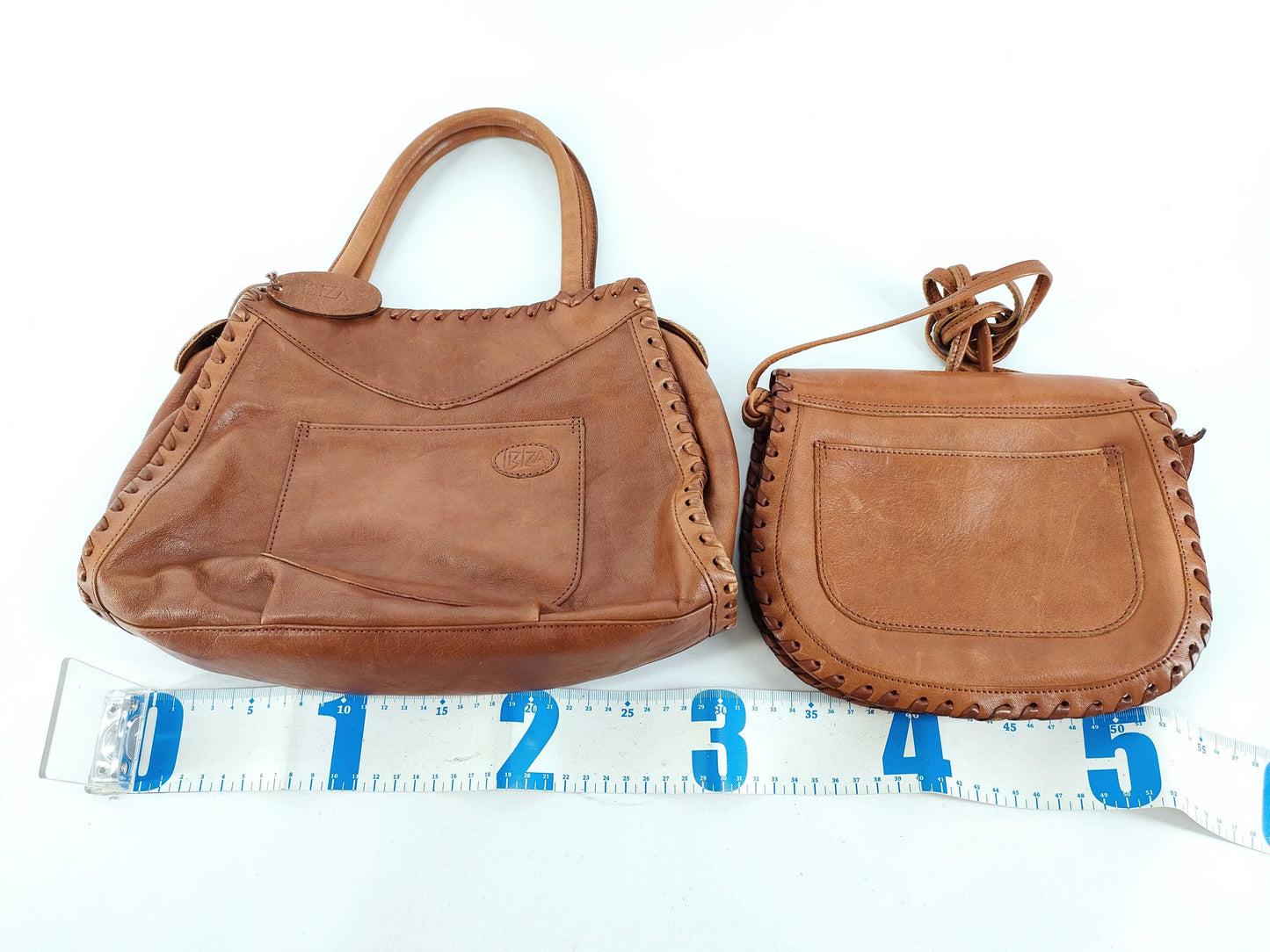 IBIZA Leather Bag 2-Piece Handbag