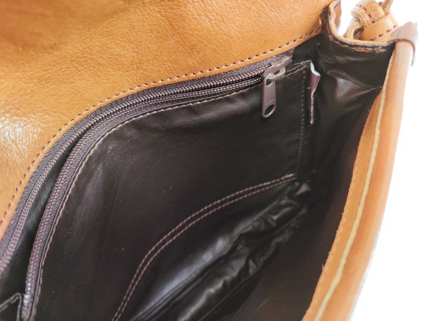 IBIZA Leather Bag 2-Piece Handbag